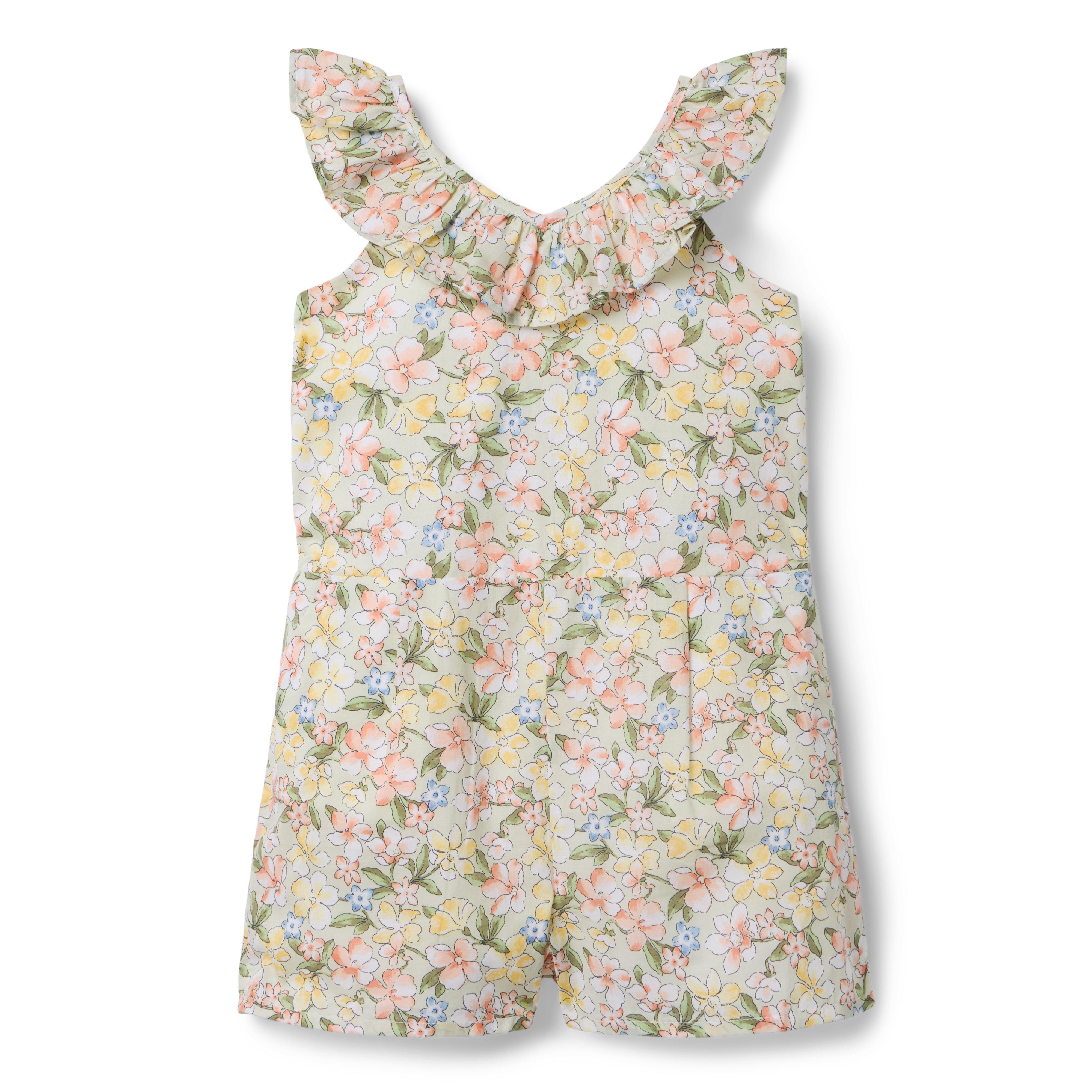 Floral Ruffle Romper