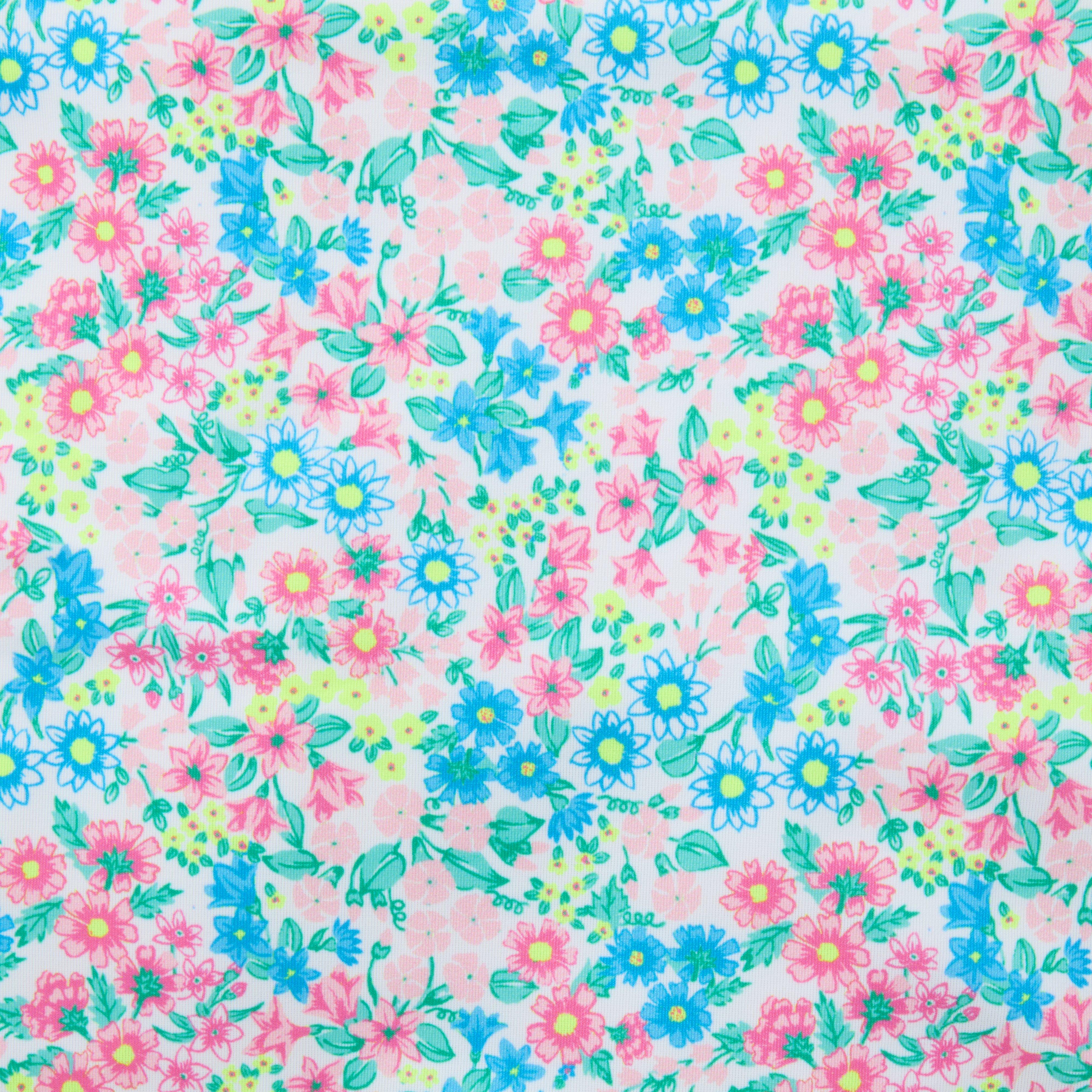 Baby Recycled Ditsy Floral Rash Guard Swimsuit image number 1