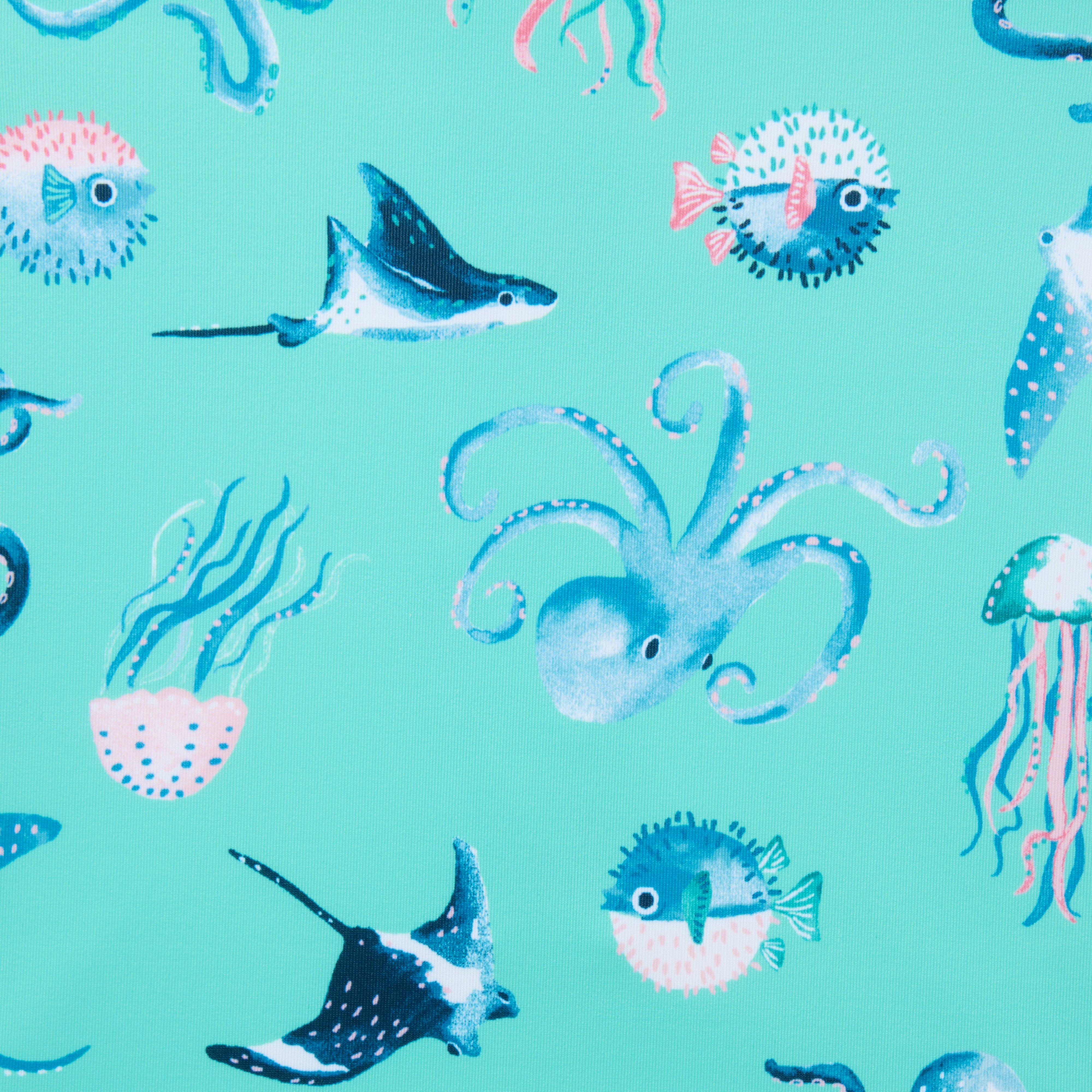 Baby Recycled Sea Friends Rash Guard Swimsuit image number 1