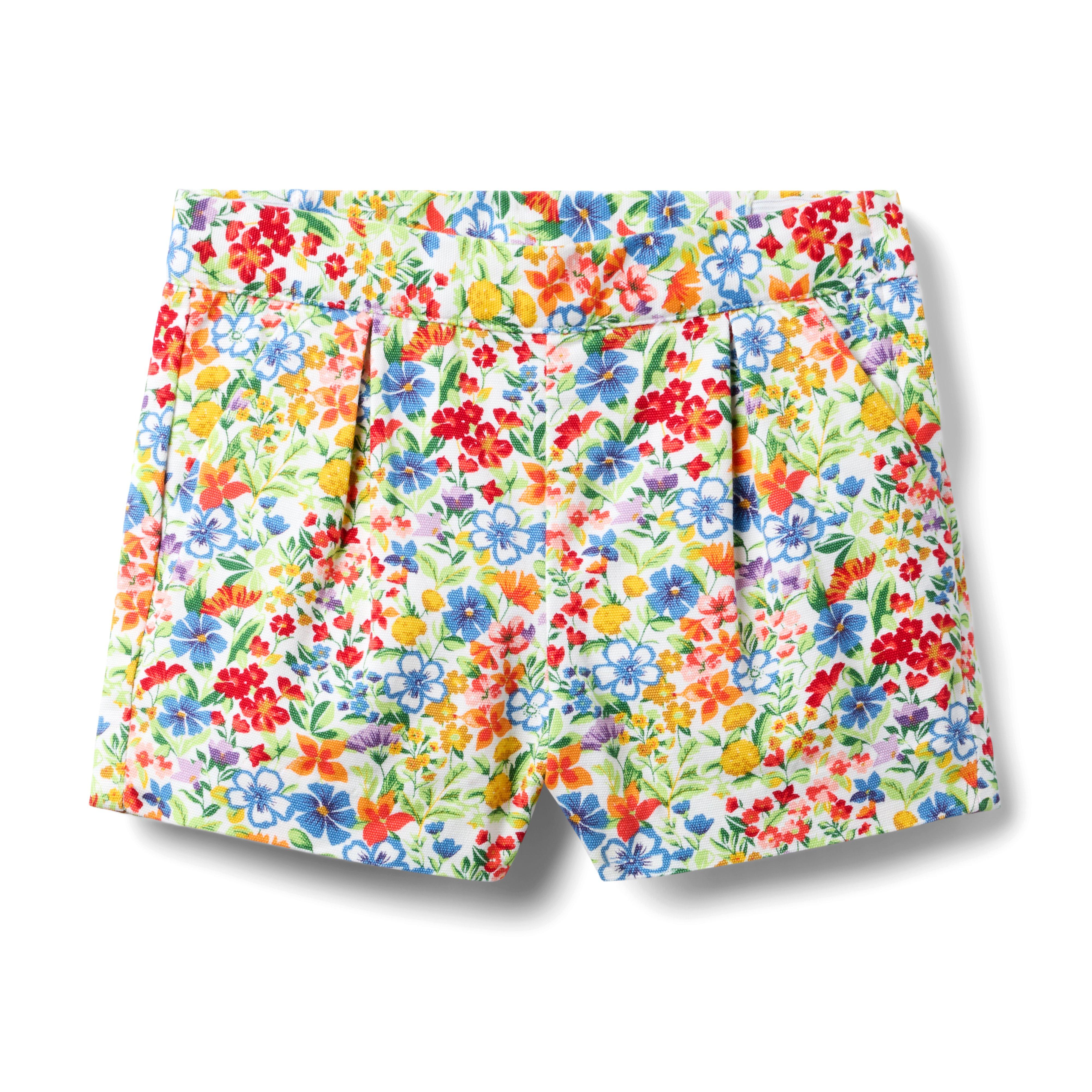 Ditsy Floral Canvas Short