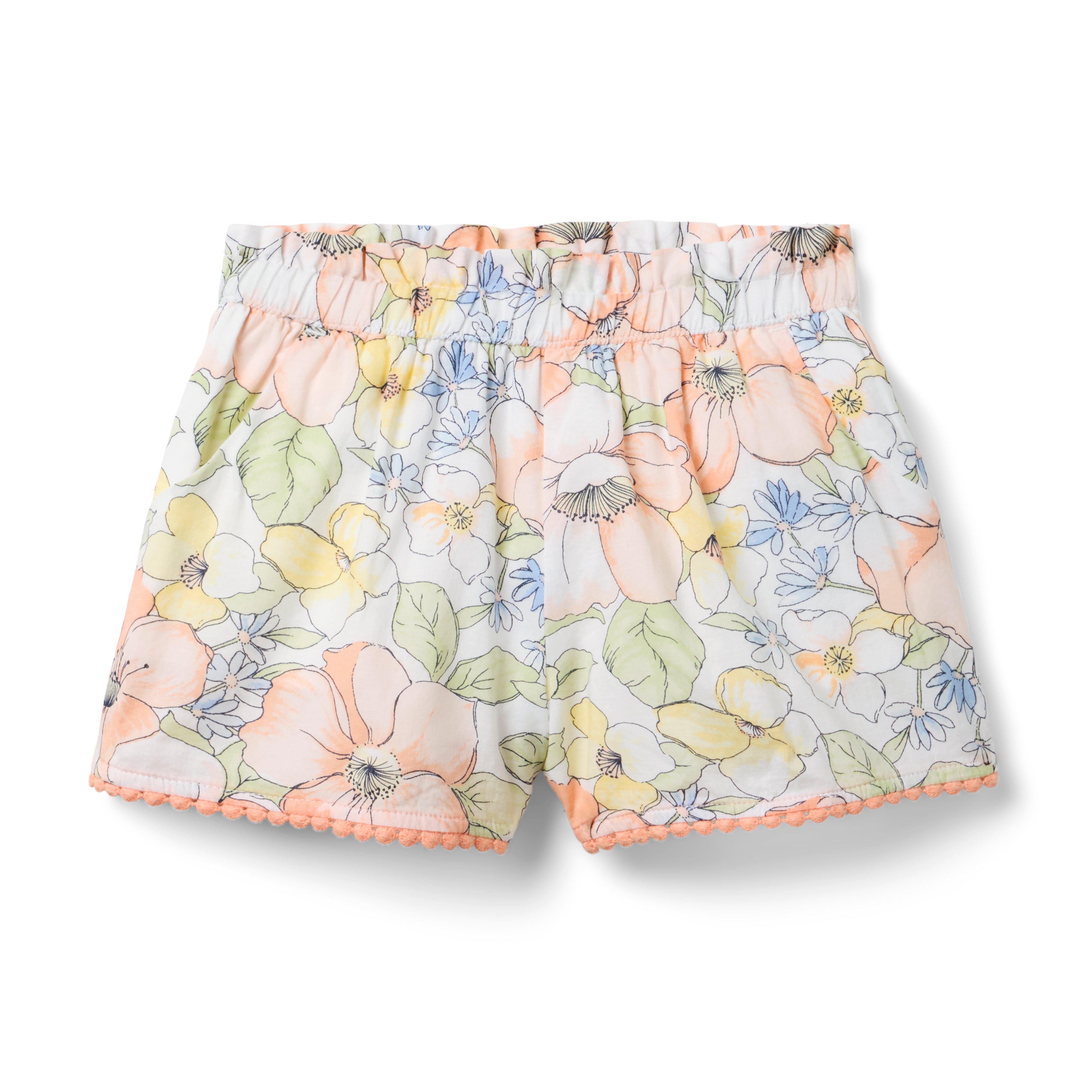 Floral Circle Trim Short