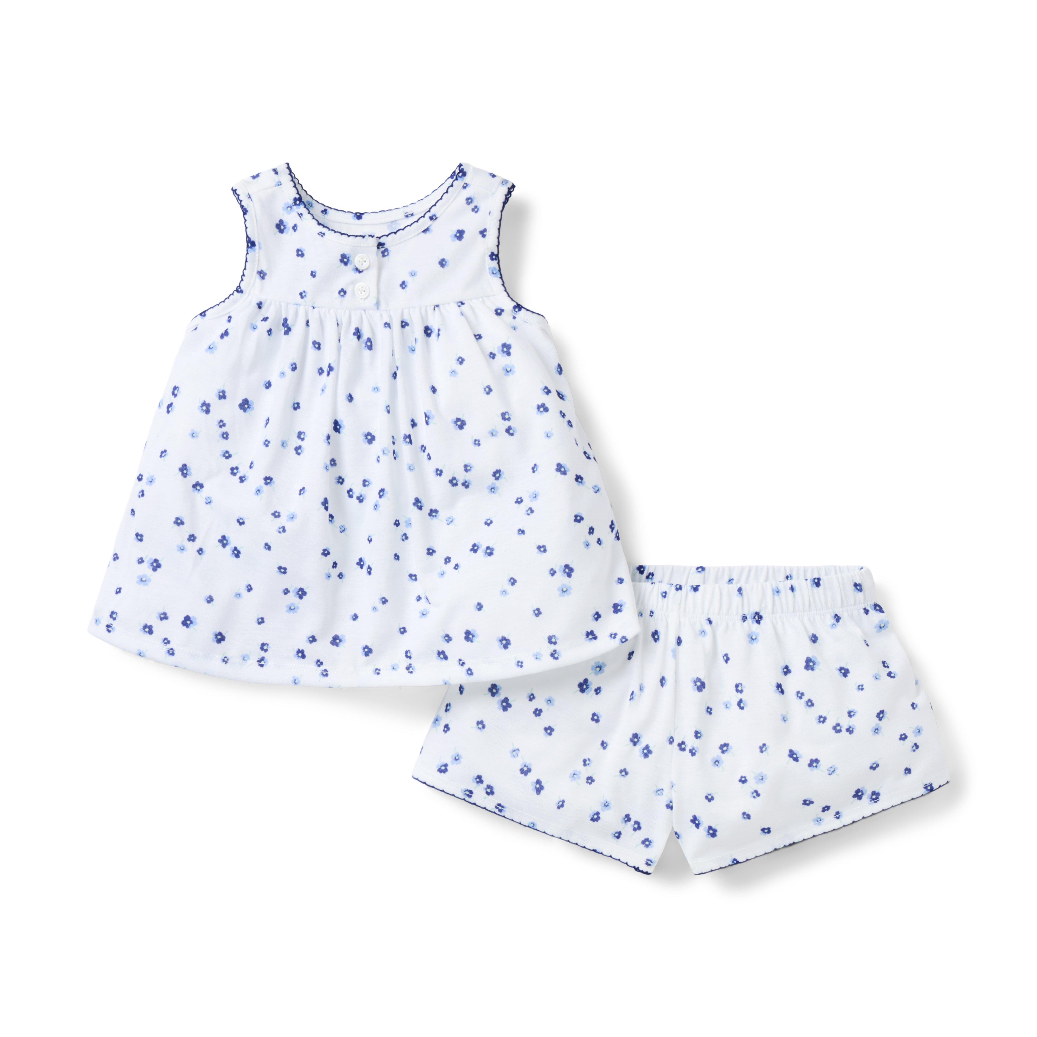 Good Night Floral Pajama Set  