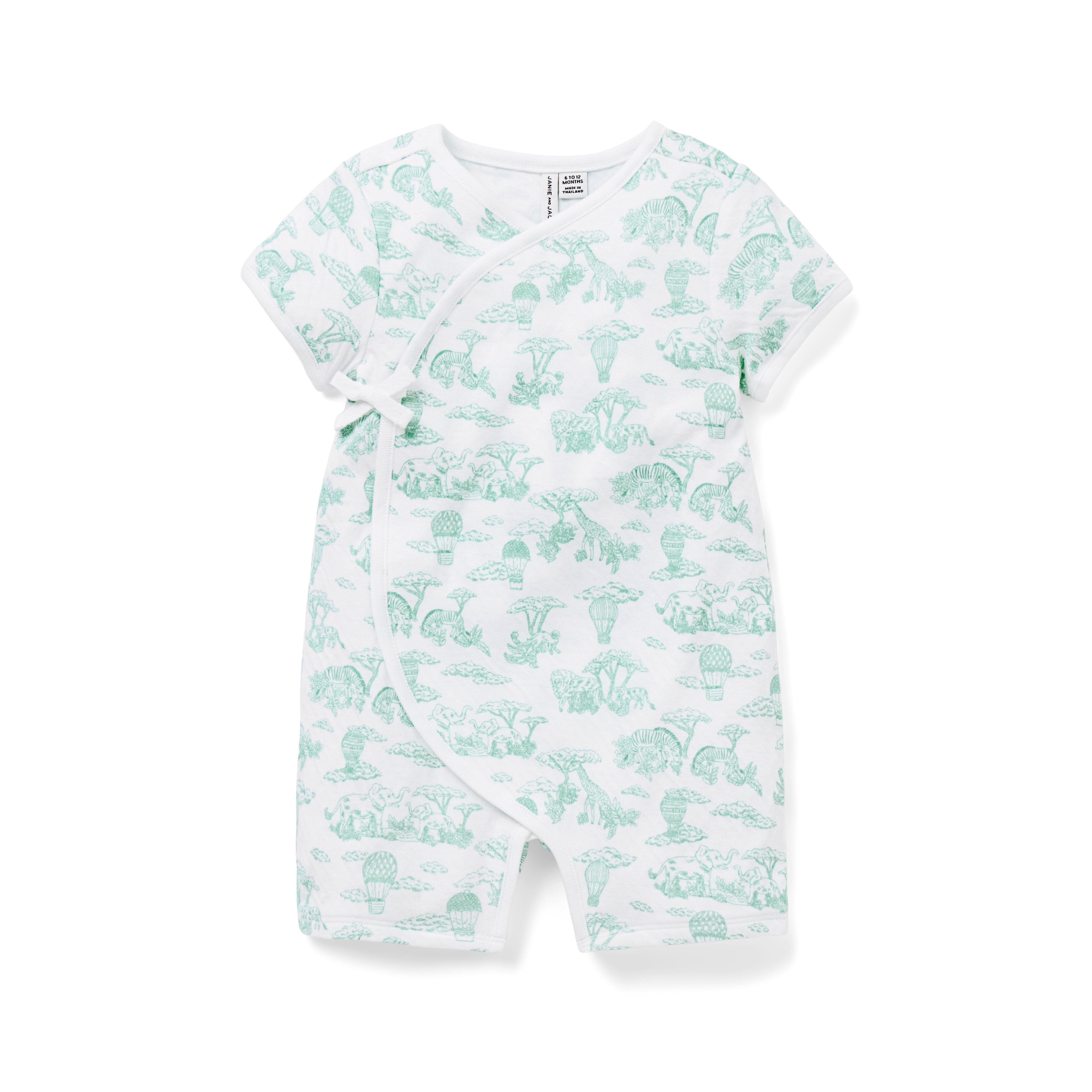 Baby Safari Toile Romper