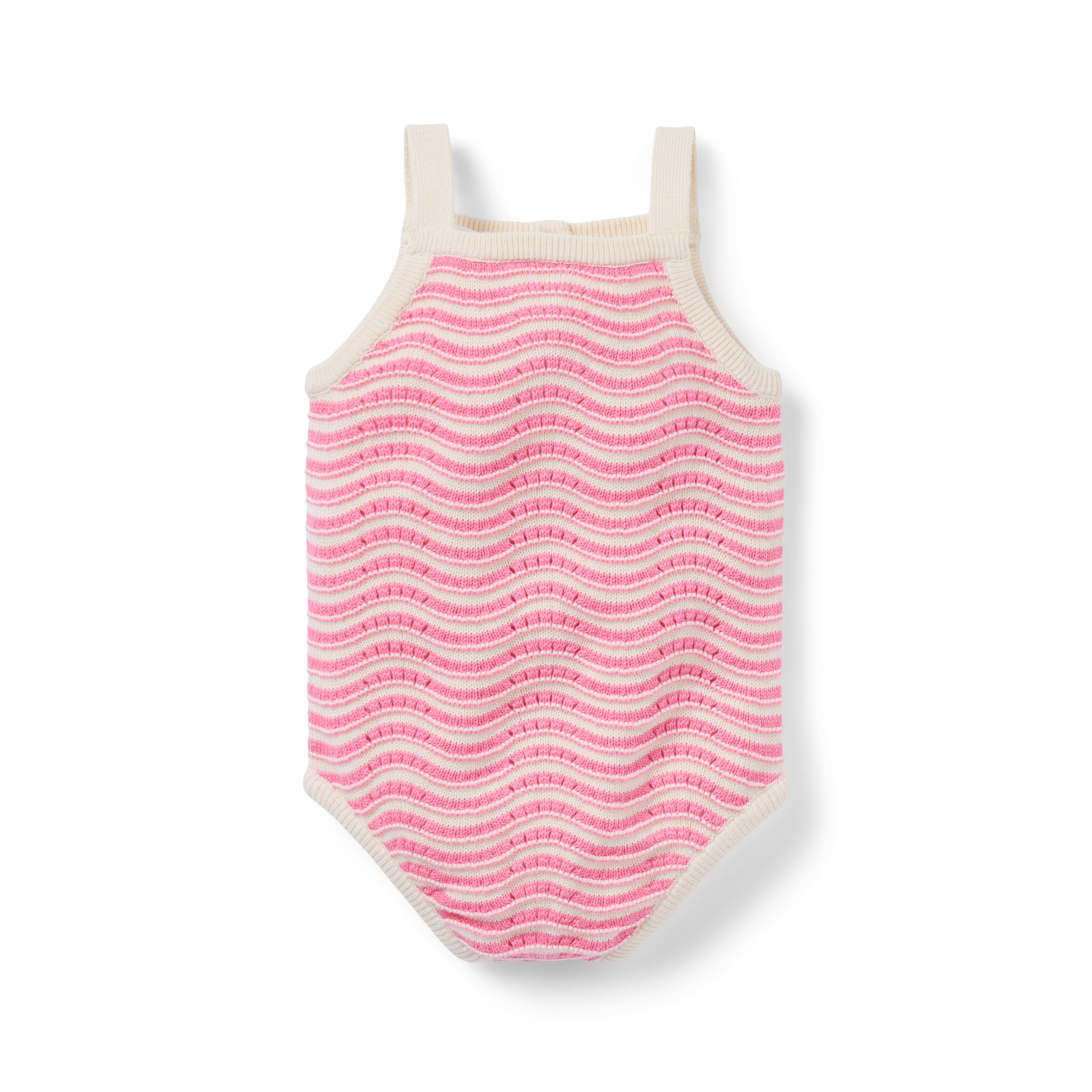 Wavy Striped Romper