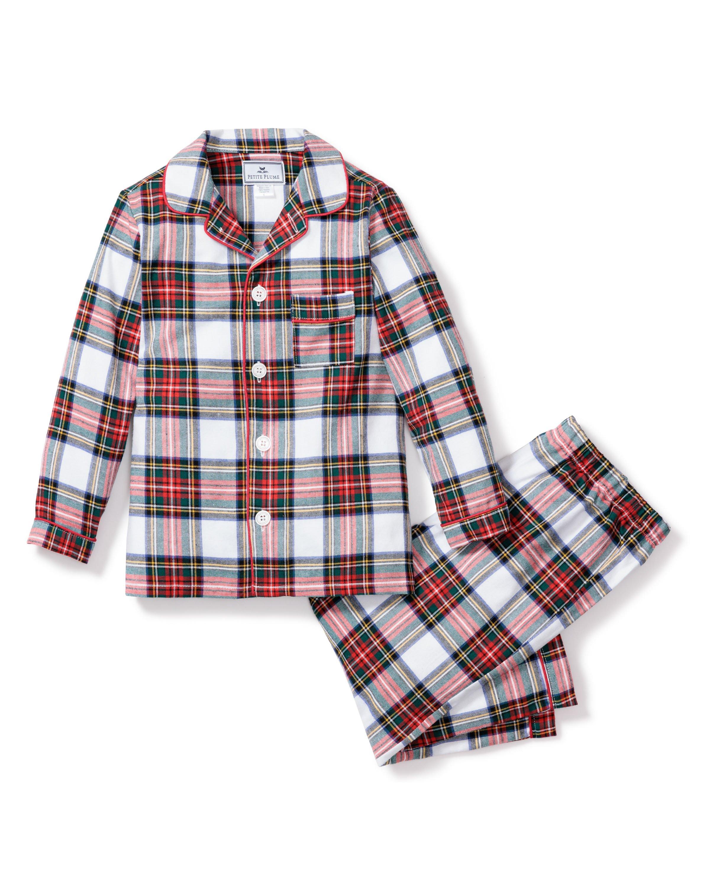 Petite Plume Balmoral Tartan Pajama Set 