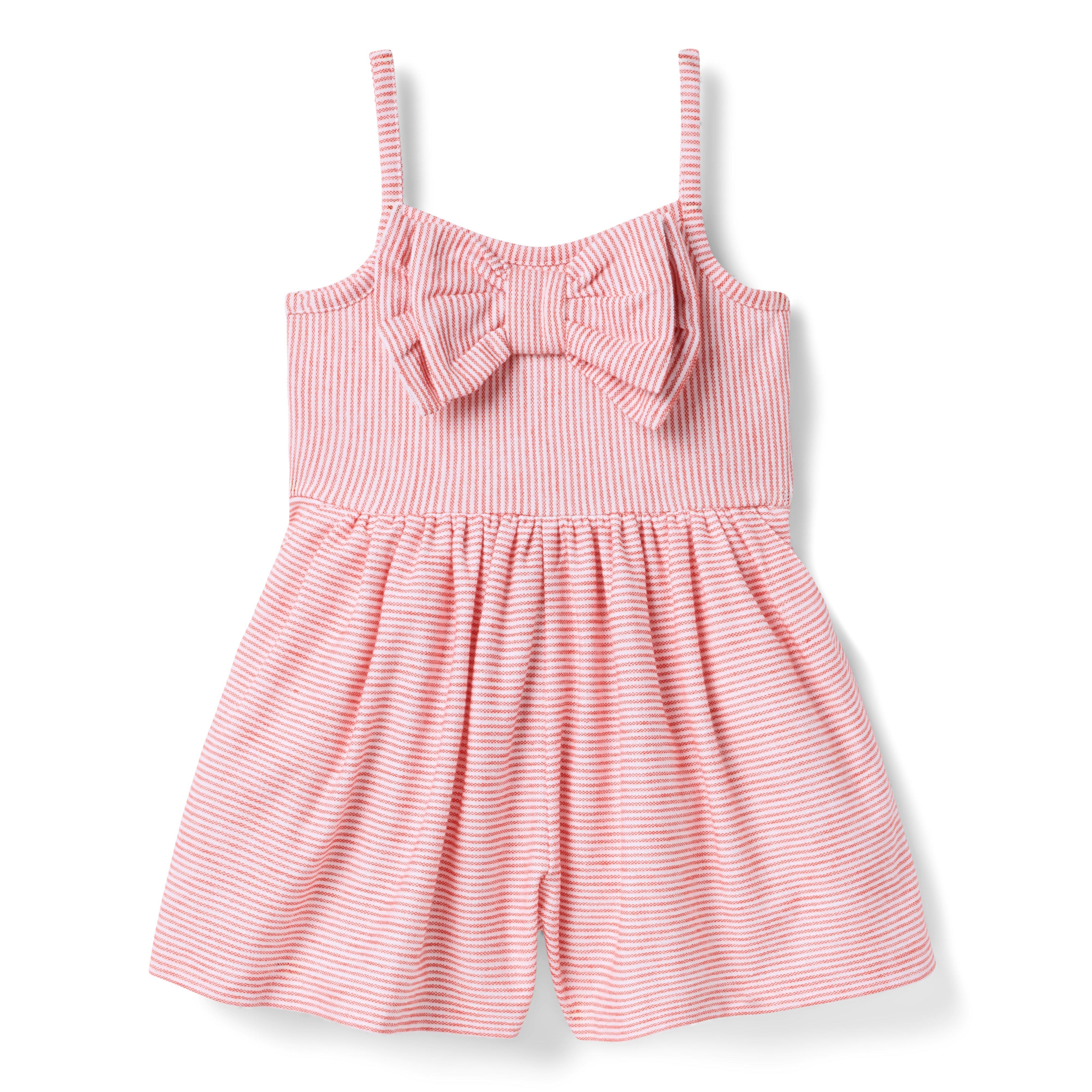 Striped Bow Romper