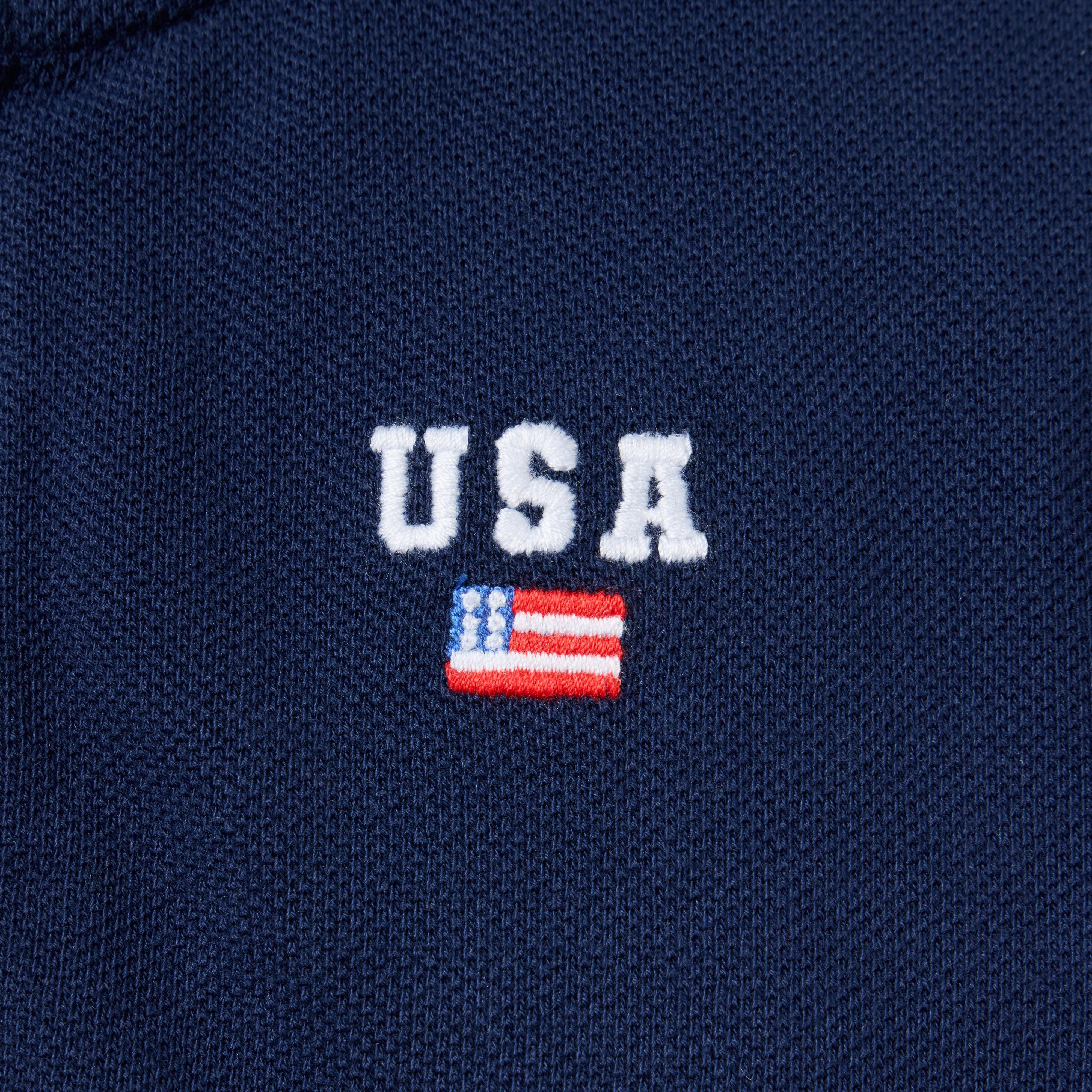 Embroidered USA Pique Jacket image number 1