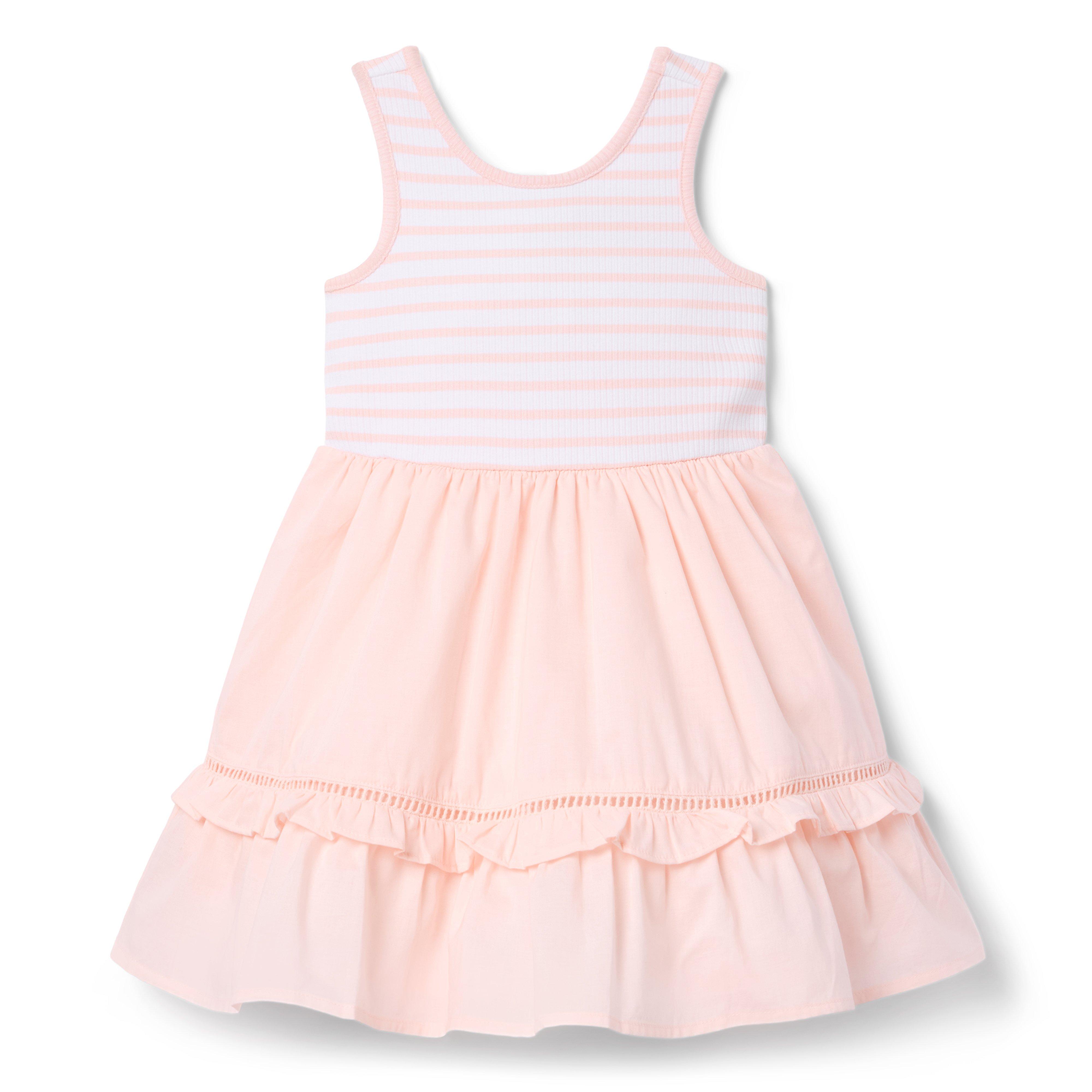 Striped Ruffle Hem Dress
