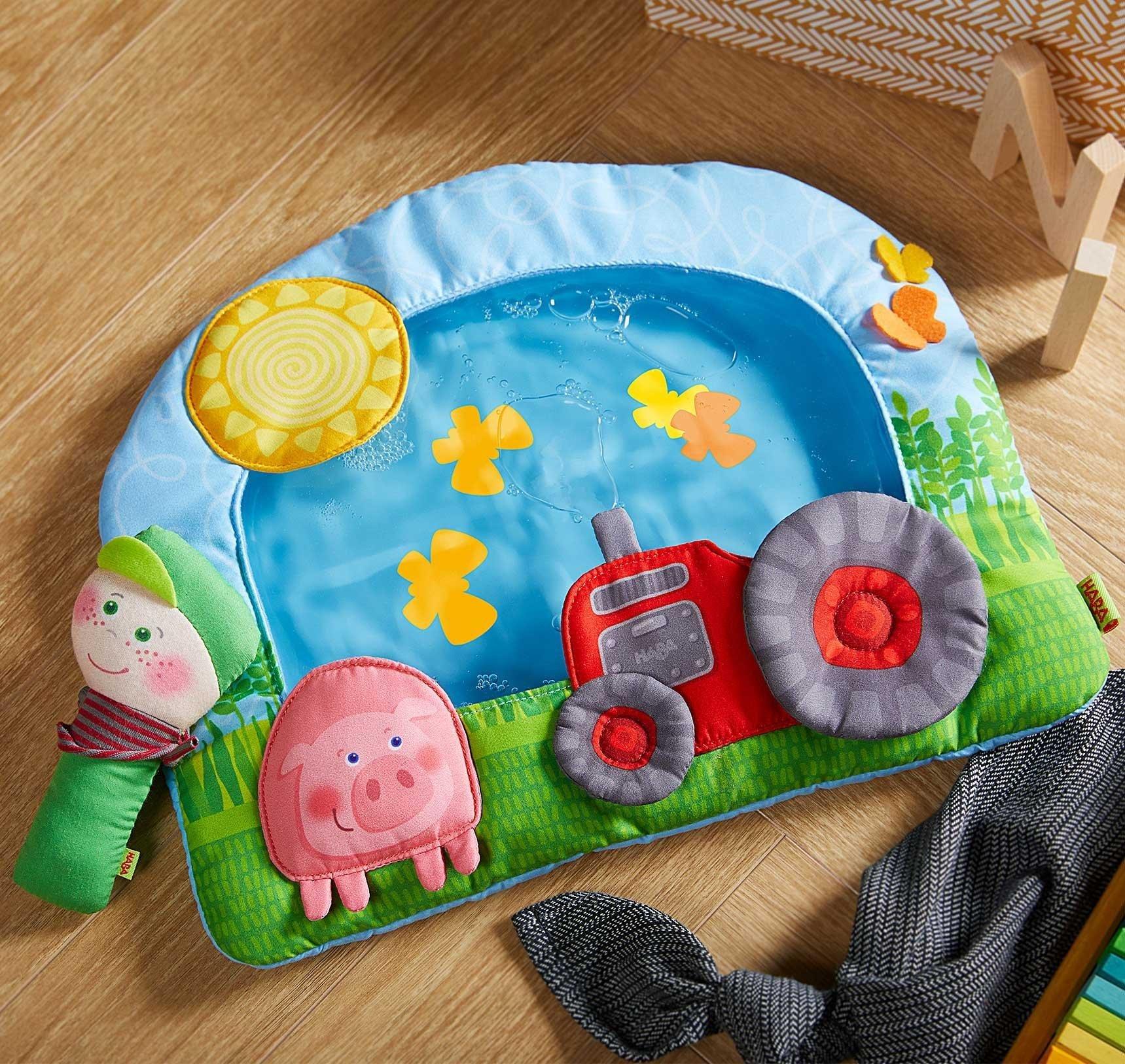 On the Farm Water Play Mat Tummy Time Activity image number 2