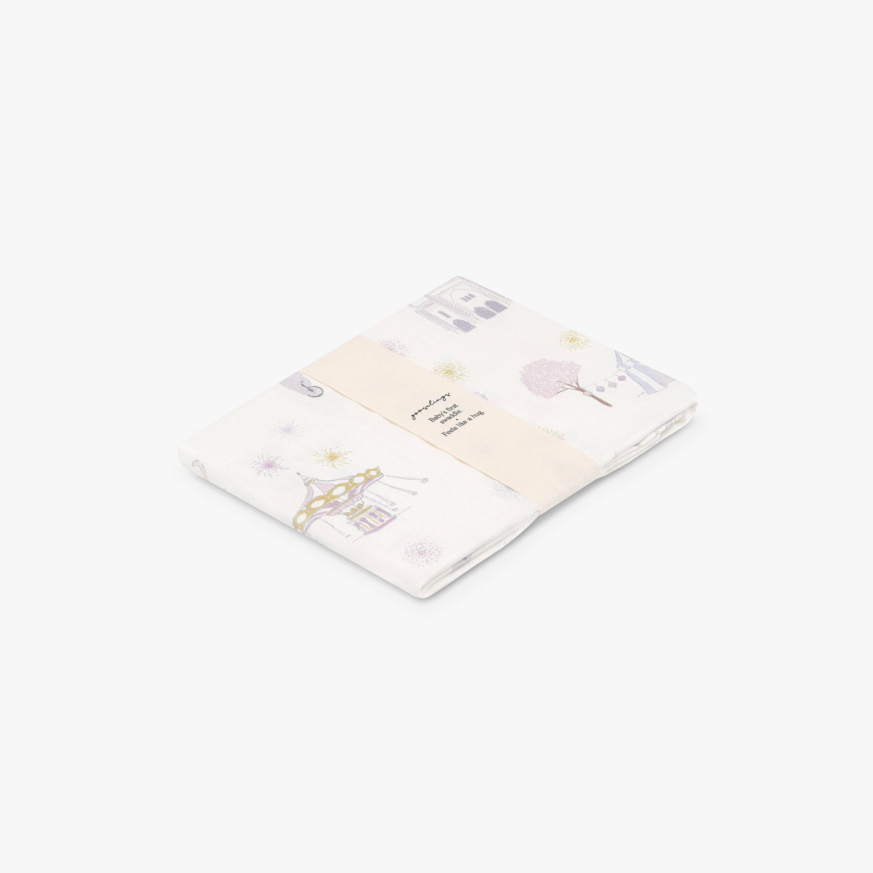 Adventures in Wonderland Swaddle - Rose