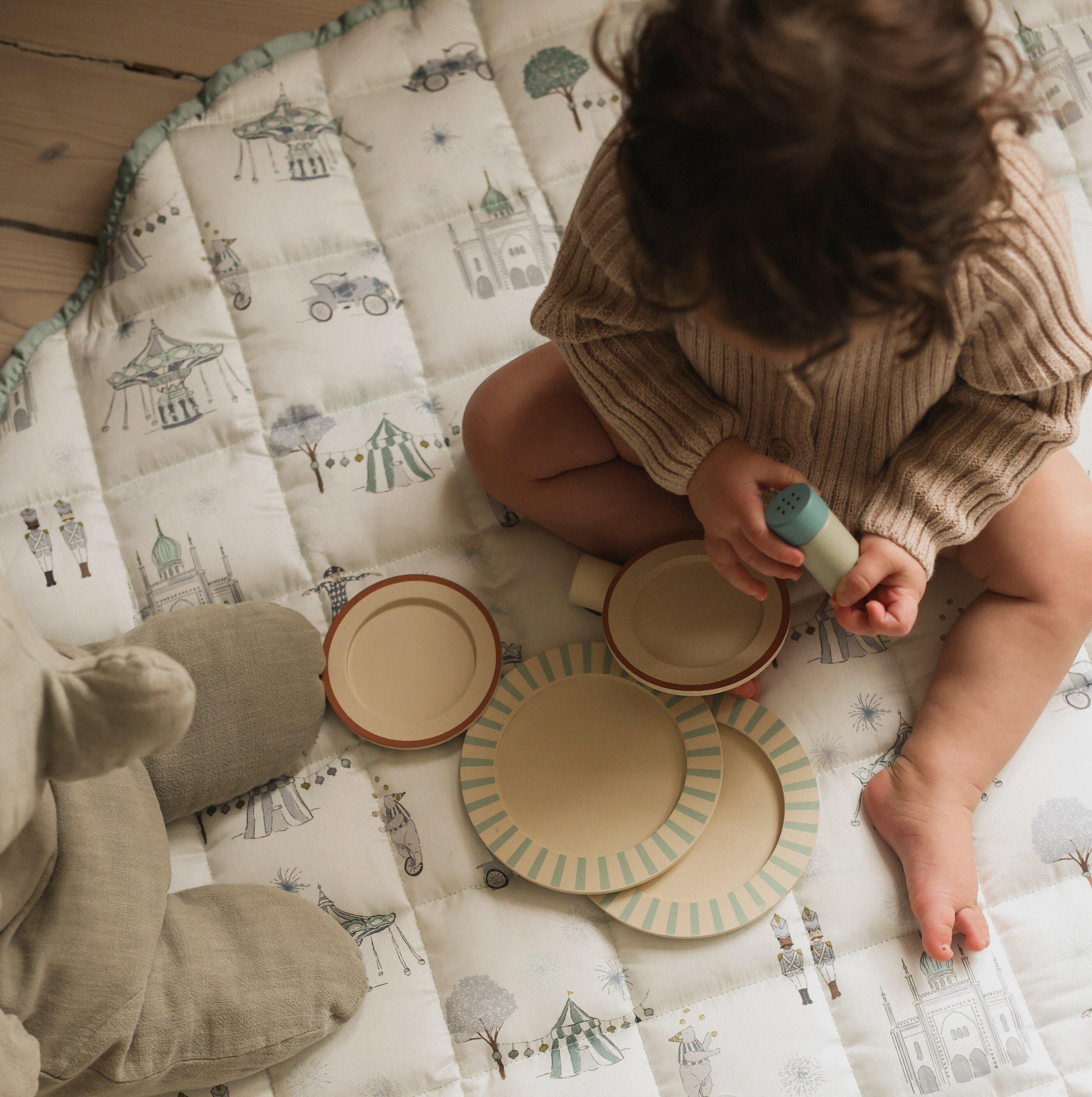 Adventures in Wonderland Play Mat - Aqua image number 3