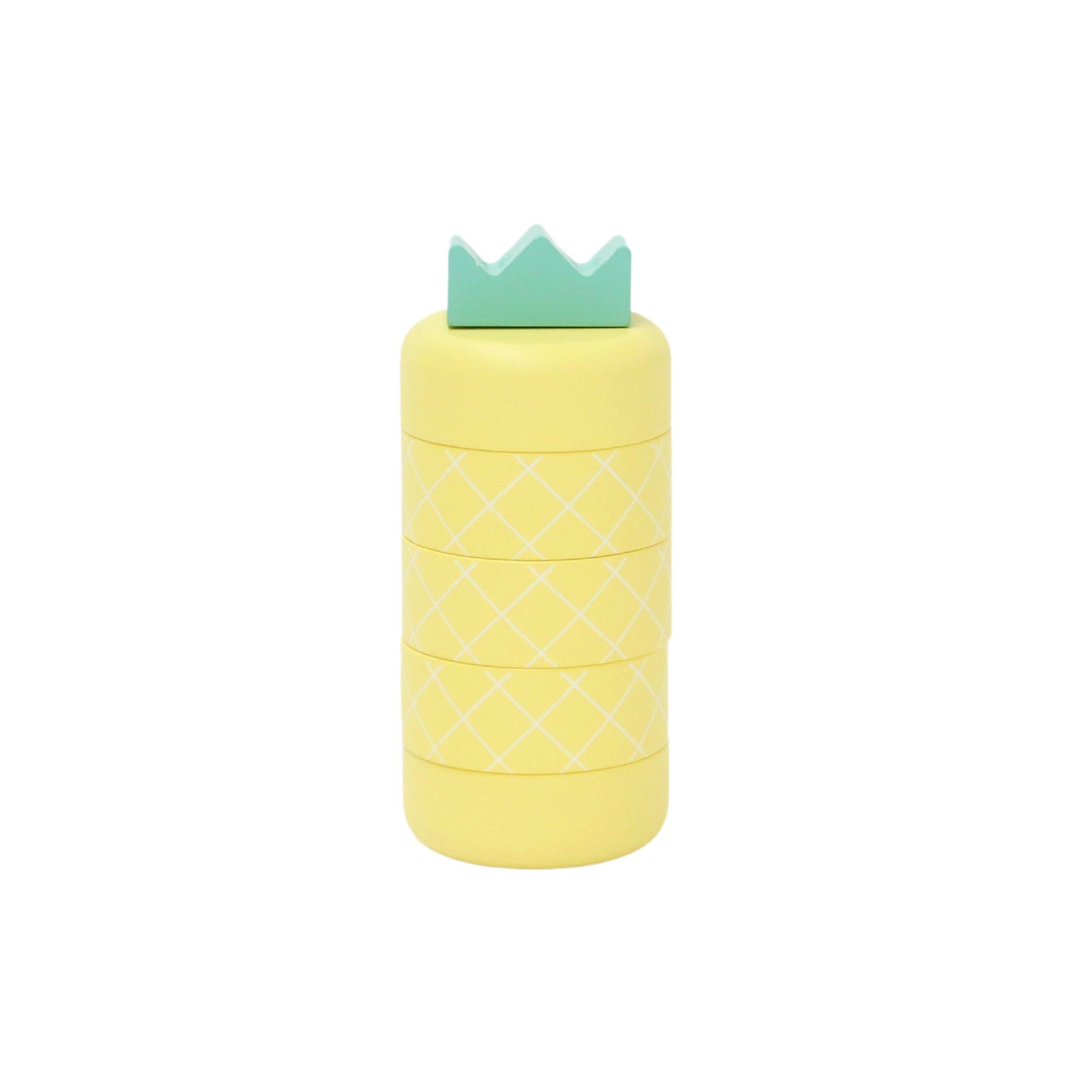 Pineapple Topple Game & Stacker - Yellow